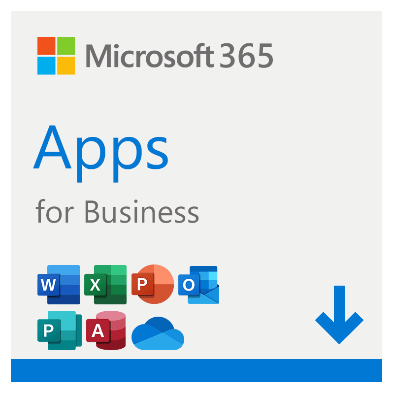 Office 365 - 5 PC/Mac Software - Microsoft 365 Apps for Business - Yearly Subscription