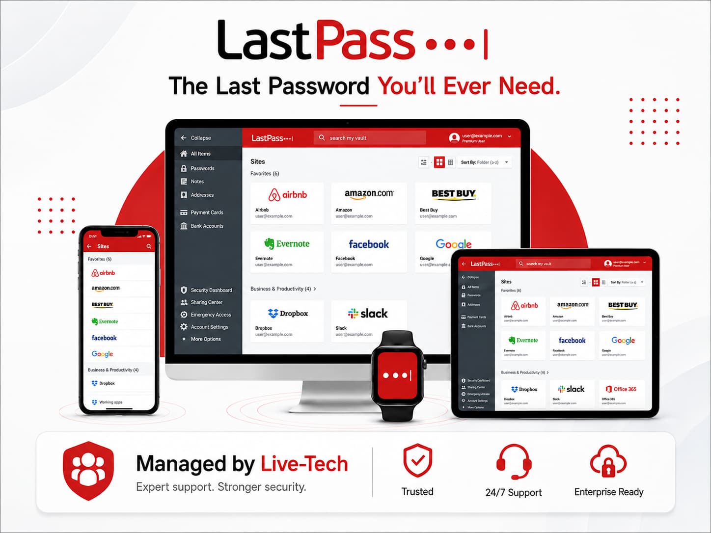 LastPass Business managed by Live-Tech