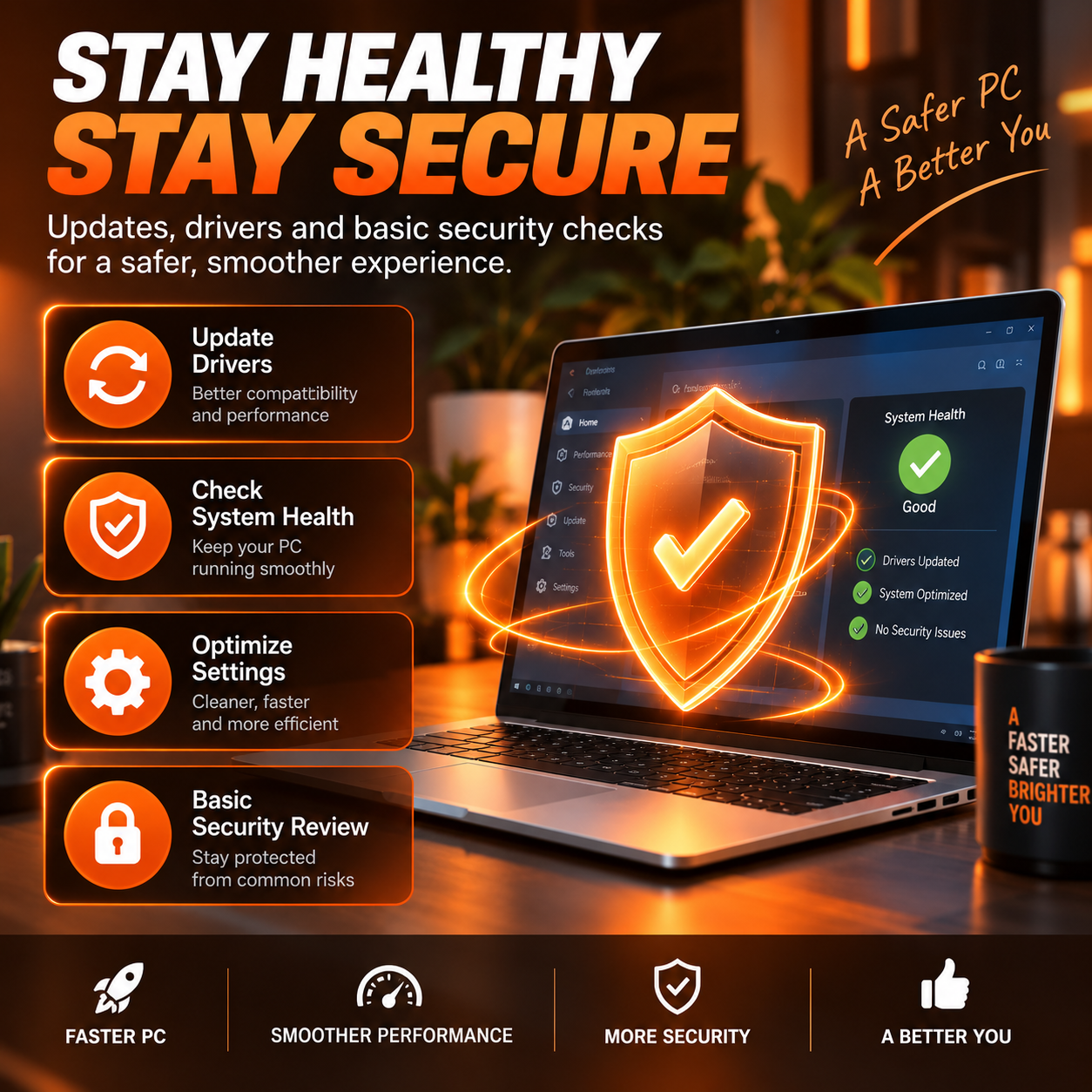 Basic PC & Laptop Tune-Up + Performance Enhancement - Remote