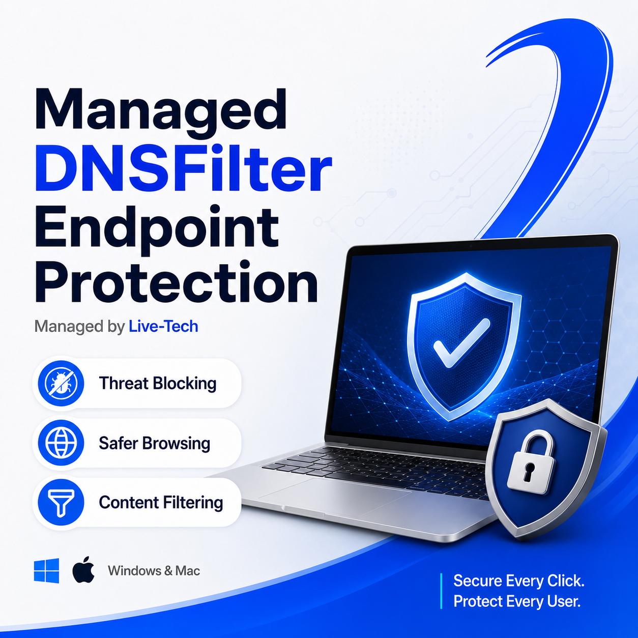 Live-Tech Managed DNSFilter Endpoint Protection