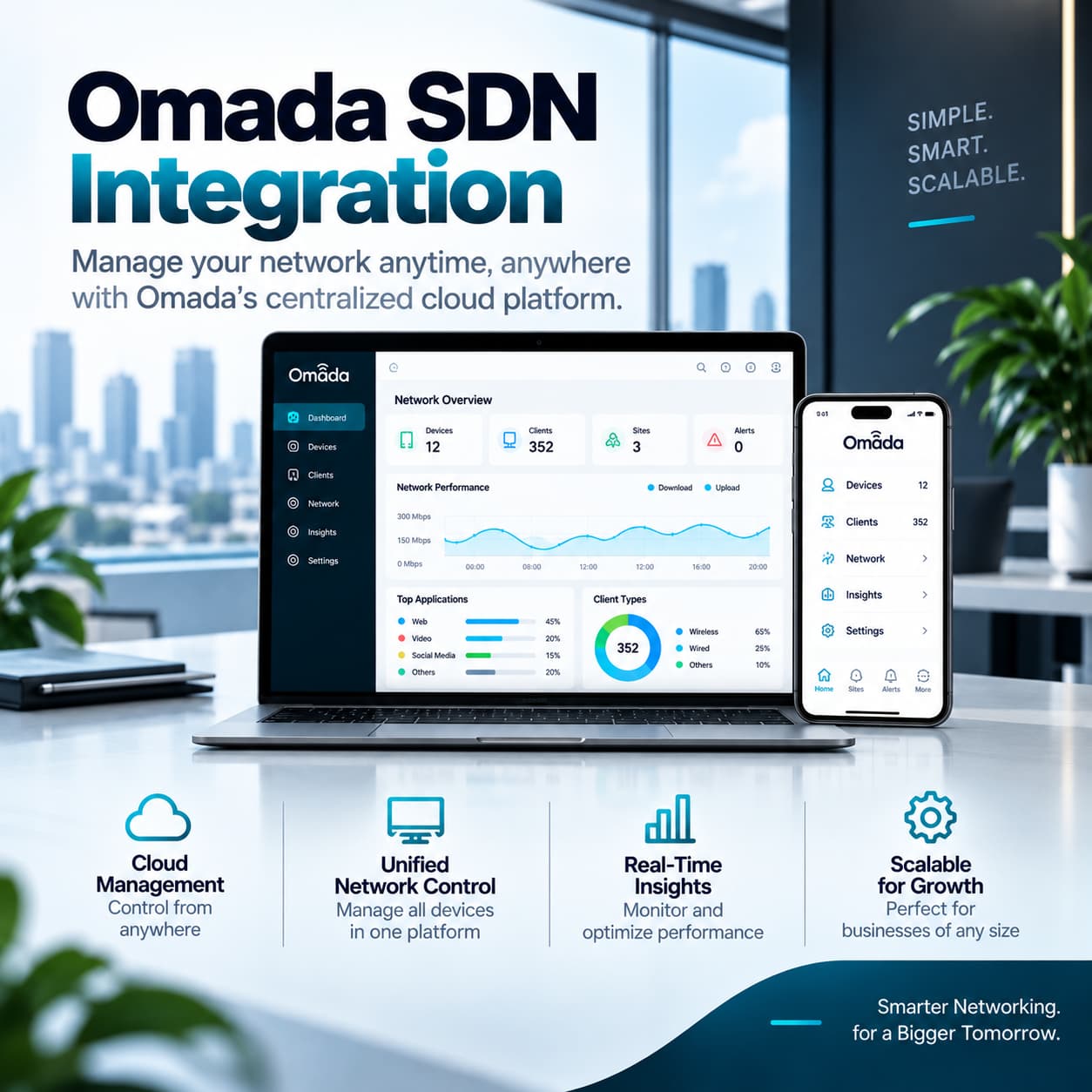 Omada 24-Port Gigabit L2+ Managed Switch with 4 SFP Slots, SG3428