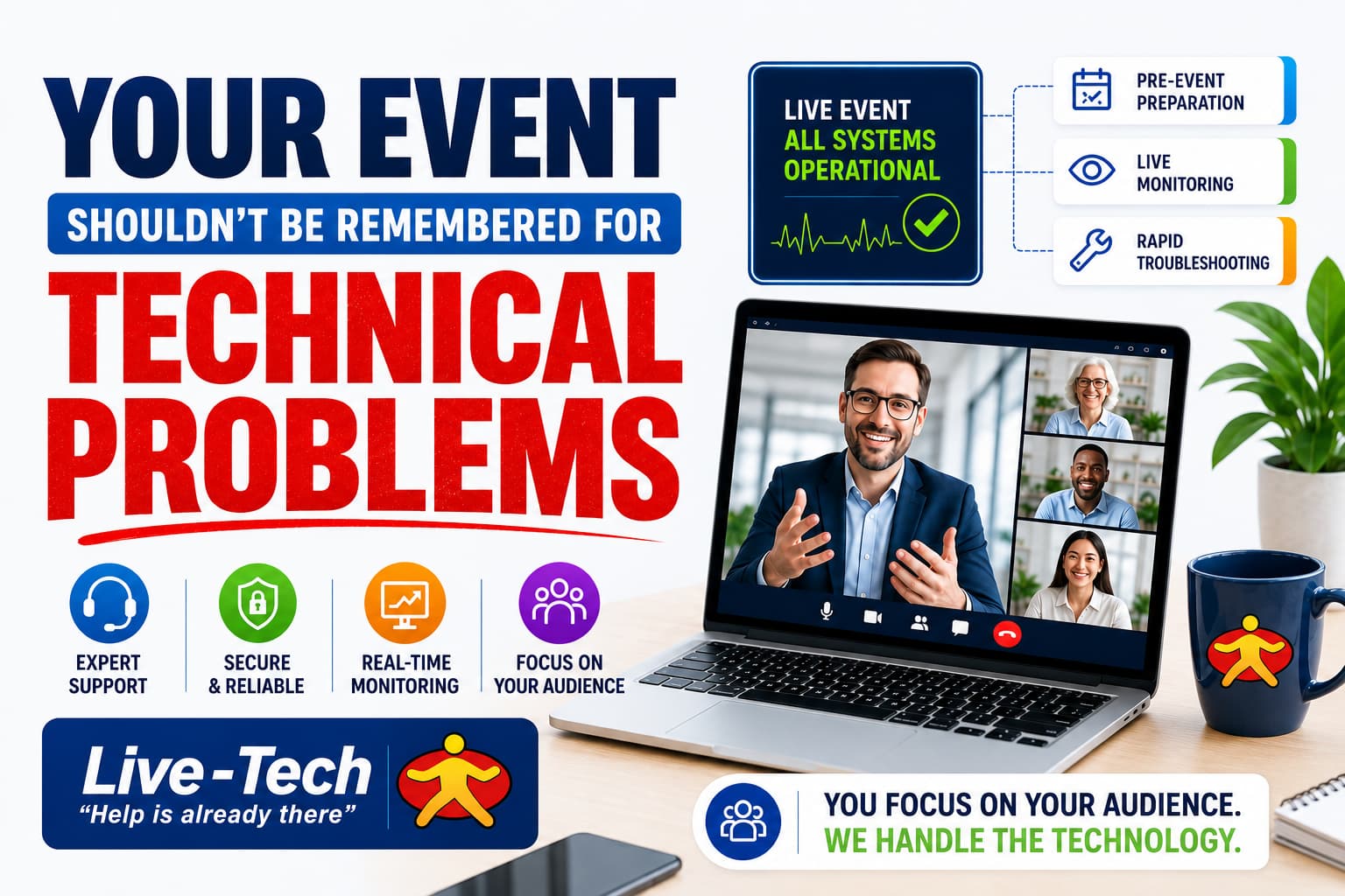 Professional Webcast & Virtual Meeting Support Services | Live-Tech