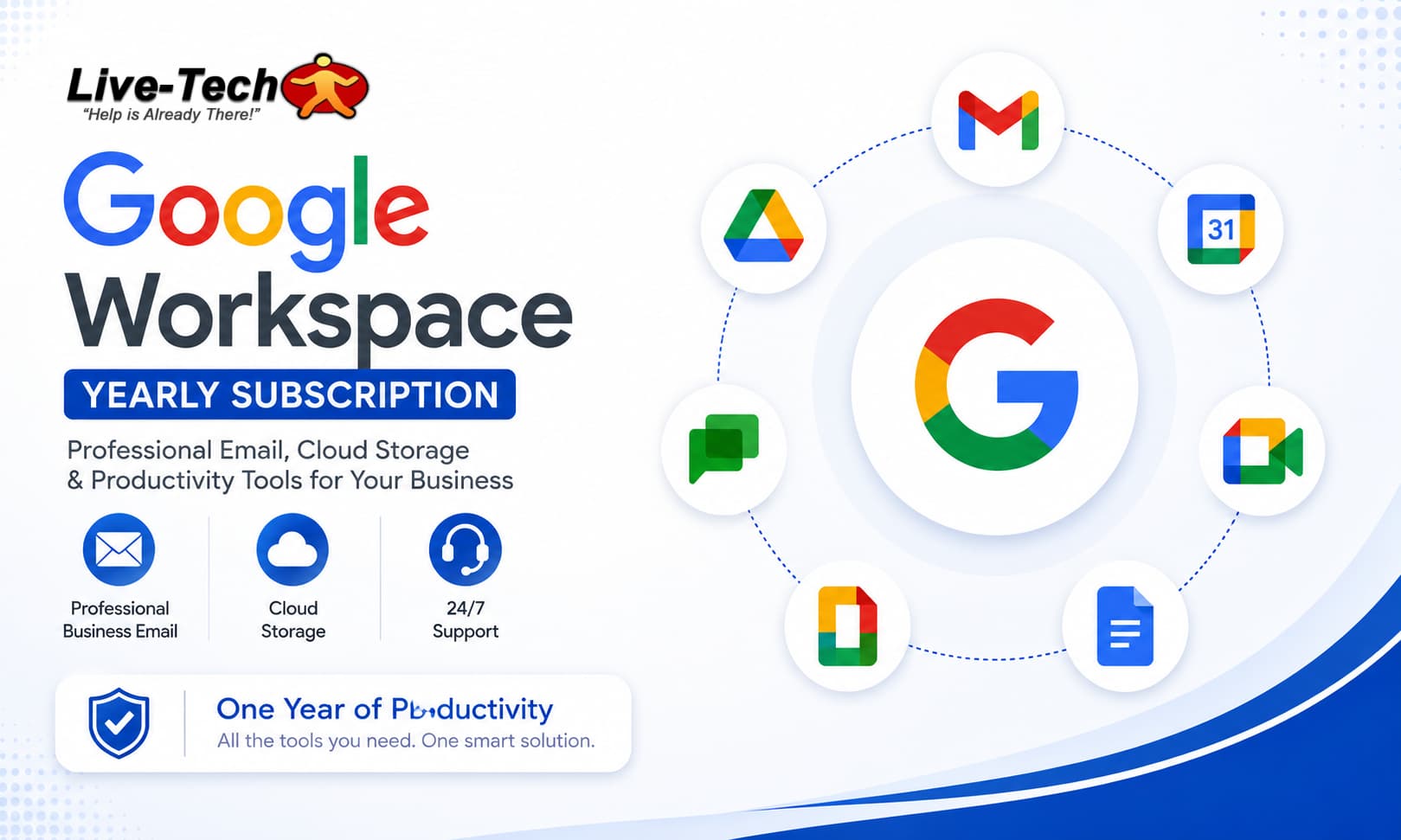 Google Workspace Yearly Subscription for Business
