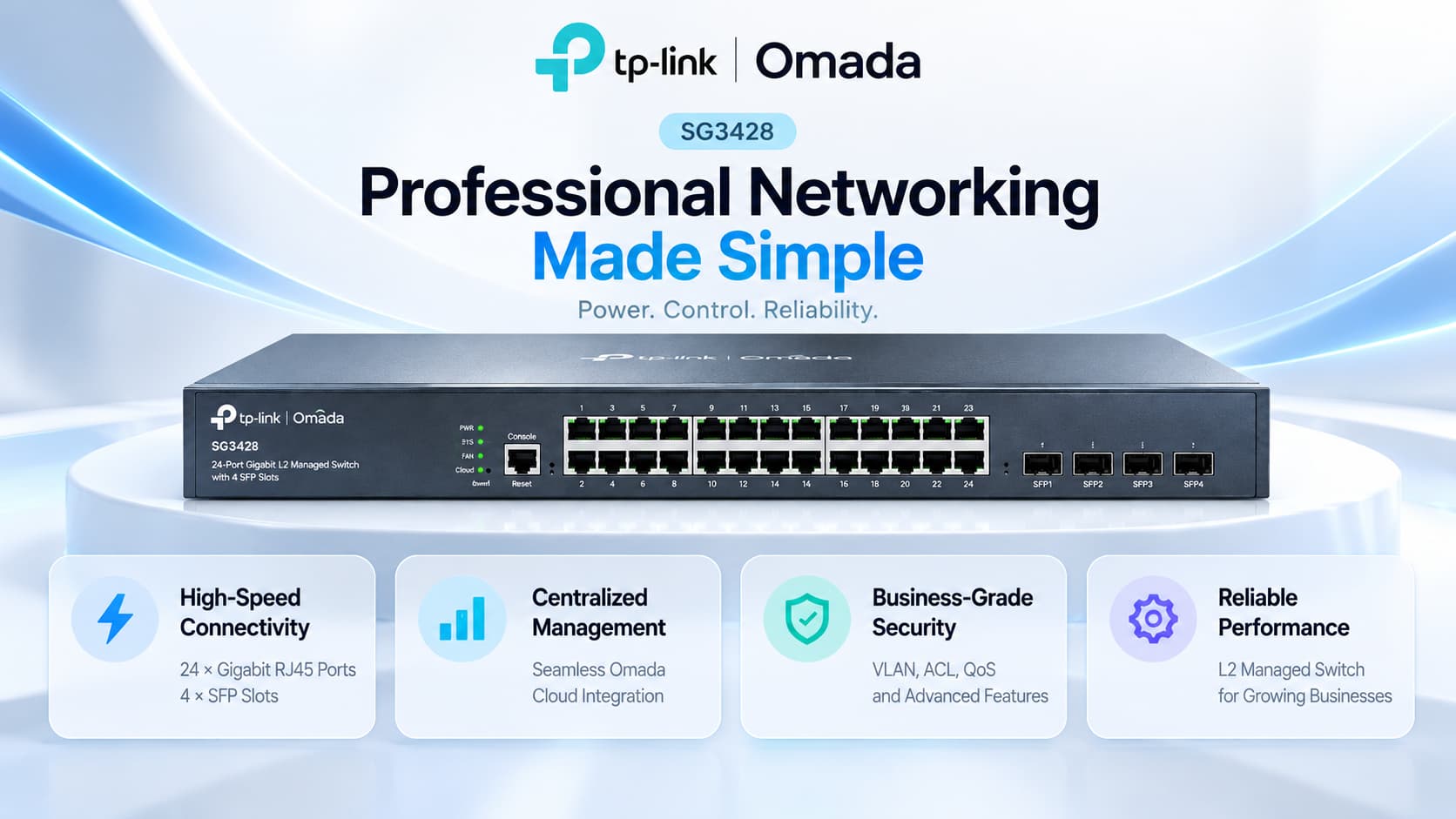 Smarter Business Networking with the Omada SG3428