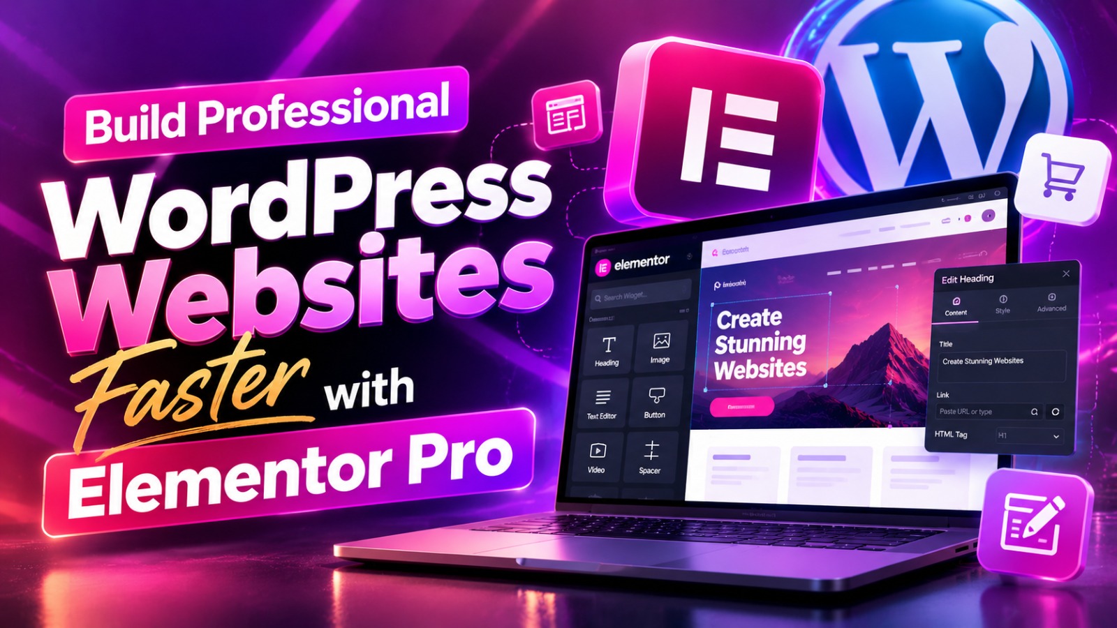 Build Professional WordPress Websites Faster with Elementor Pro